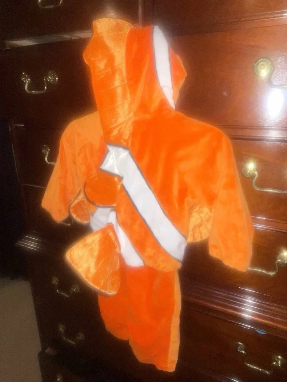 Disney Shopping Finding Nemo Orange ClownFish 2-piece Costume Sz 12-18M